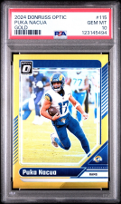 DONRUSS OPTIC PUKA NACUA - GOLD /10 - PSA 10 2024