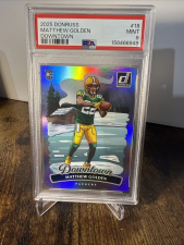 DONRUSS DOWNTOWN! MATTHEW GOLDEN #18 PSA 9 2025