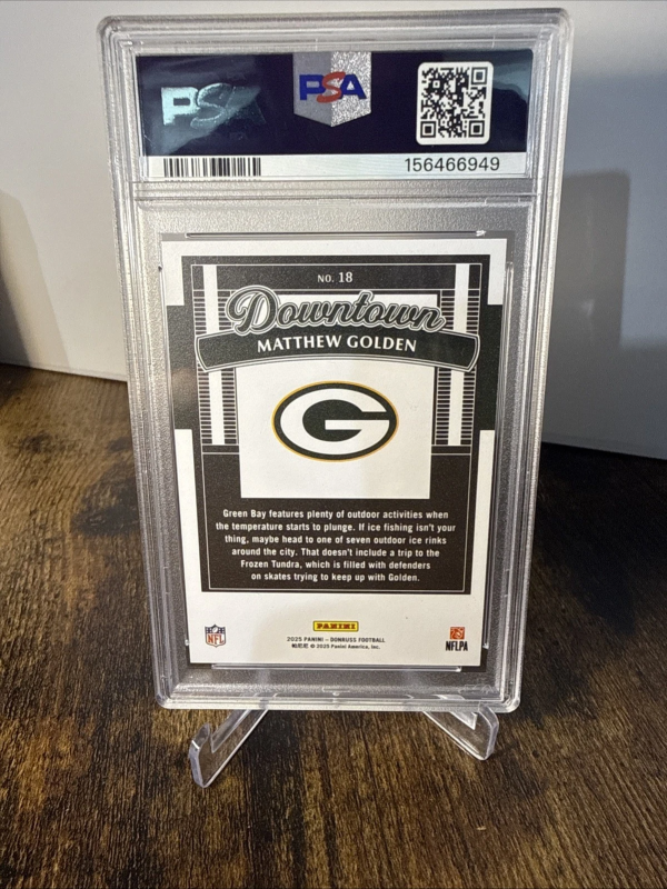 DONRUSS DOWNTOWN! MATTHEW GOLDEN #18 PSA 9 2025