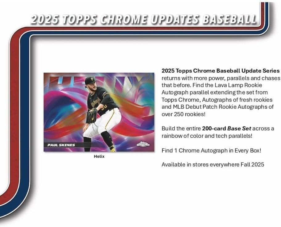 TOPPS CHROME UPDATE BASEBALL JUMBO HOBBY BOX 2025