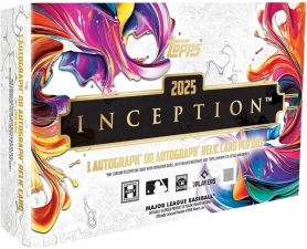 TOPPS INCEPTION BASEBALL SEALED HOBBY BOX 1 AUTOGRAPH PER BOX 2025