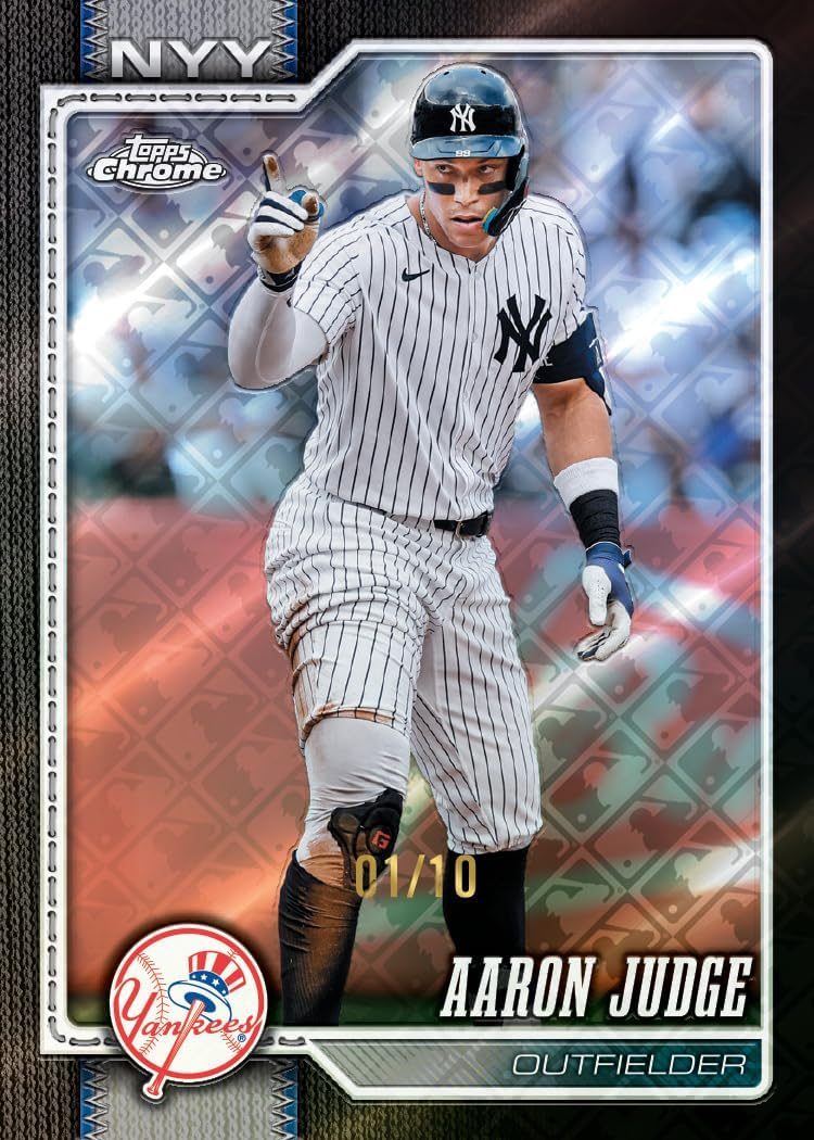 TOPPS CHROME BASEBALL LOGOFRACTOR EDITION BOX 30 CARDS, OFFICIALLY LICENSED, MAJOR LEAGUE BASEBALL, CHROME FINISH, COLLECTOR EDITION 2026