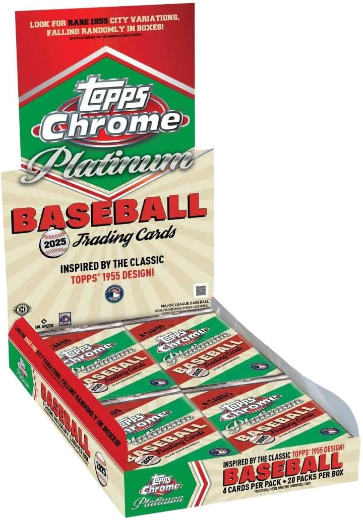 TOPPS CHROME PLATINUM ANNIVERSARY BASEBALL HOBBY BOX 2025