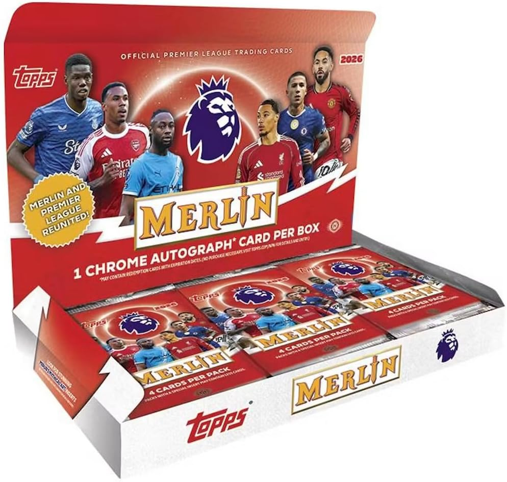 TOPPS MERLIN PREMIER LEAGUE HOBBY BOX 2026