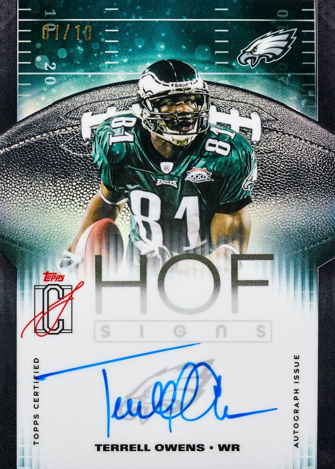 TOPPS SIGNATURE CLASS FOOTBALL HOBBY BOX - 8 PACKS/BOX 2025