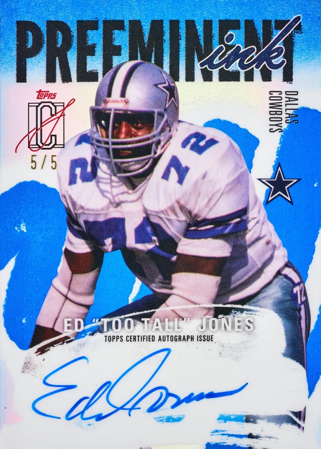 TOPPS SIGNATURE CLASS FOOTBALL HOBBY BOX - 8 PACKS/BOX 2025
