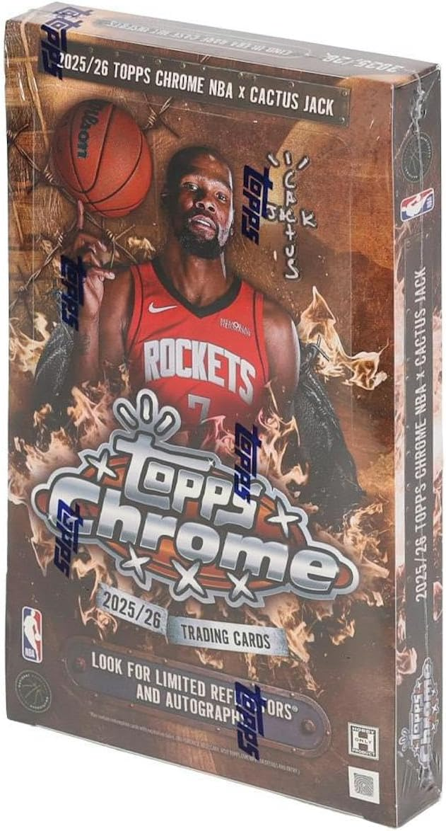TOPPS CHROME CACTUS JACK BASKETBALL HOBBY BOX NBA 2025-26