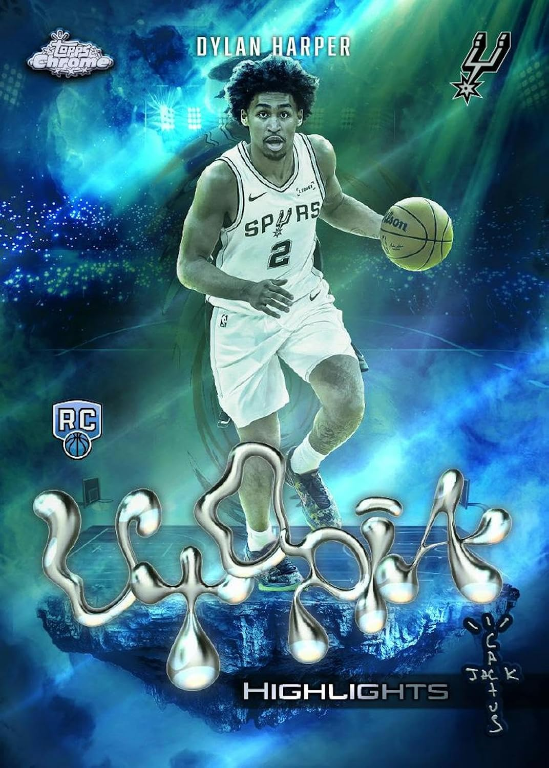TOPPS CHROME CACTUS JACK BASKETBALL HOBBY BOX NBA 2025-26