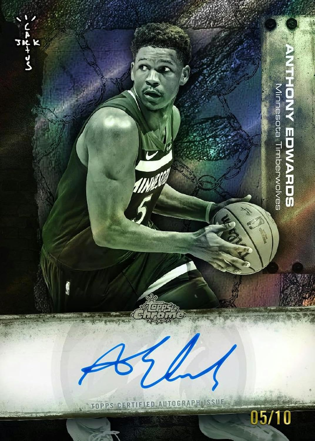 TOPPS CHROME CACTUS JACK BASKETBALL HOBBY BOX NBA 2025-26