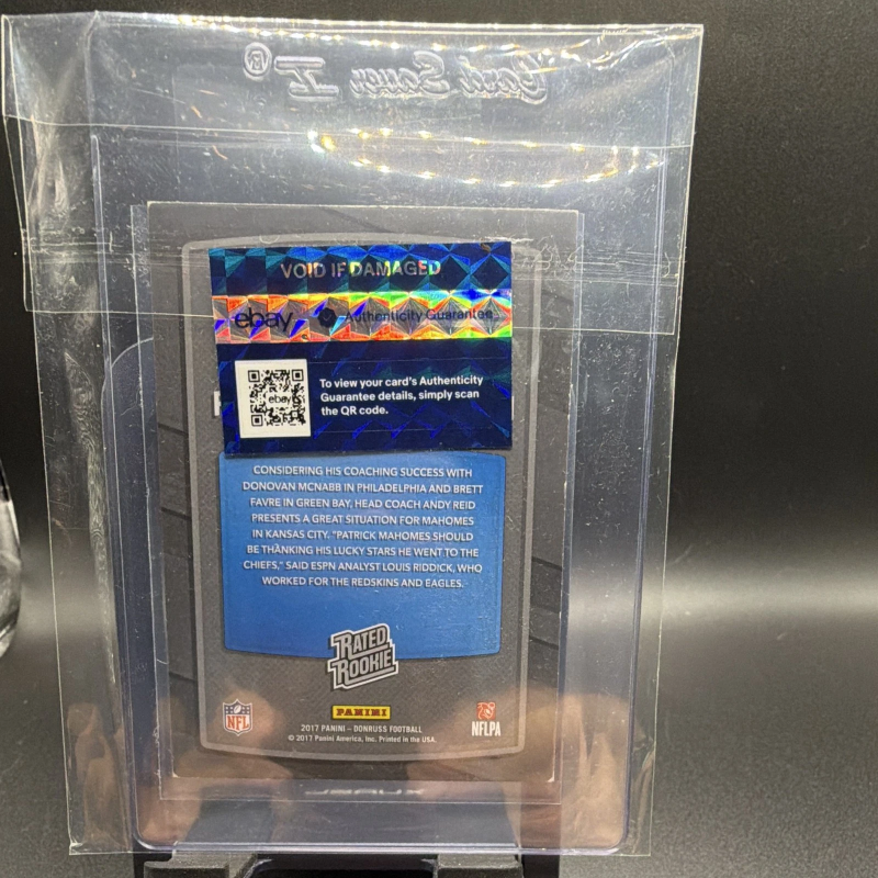 DONRUSS PATRICK MAHOMES II RATED ROOKIE #327 PRESS PROOF RED RC 2017