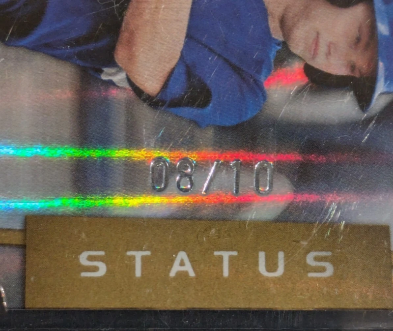 DONRUSS ELITE GOLD JOC PEDERSON 8/10 STATUS EXTRA EDITION #168 BGS 9.5 RC 2010