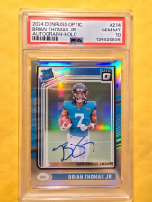 DONRUSS OPTIC - BRIAN THOMAS JR. #214 HOLO PRIZM (AU, RC) 2024
