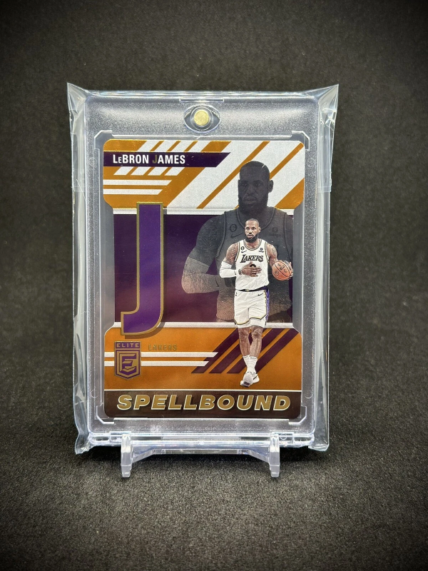DONRUSS ELITE SPELLBOUND ORANGE DIE CUT SET SP LEBRON JAMES 2023-24 NBA