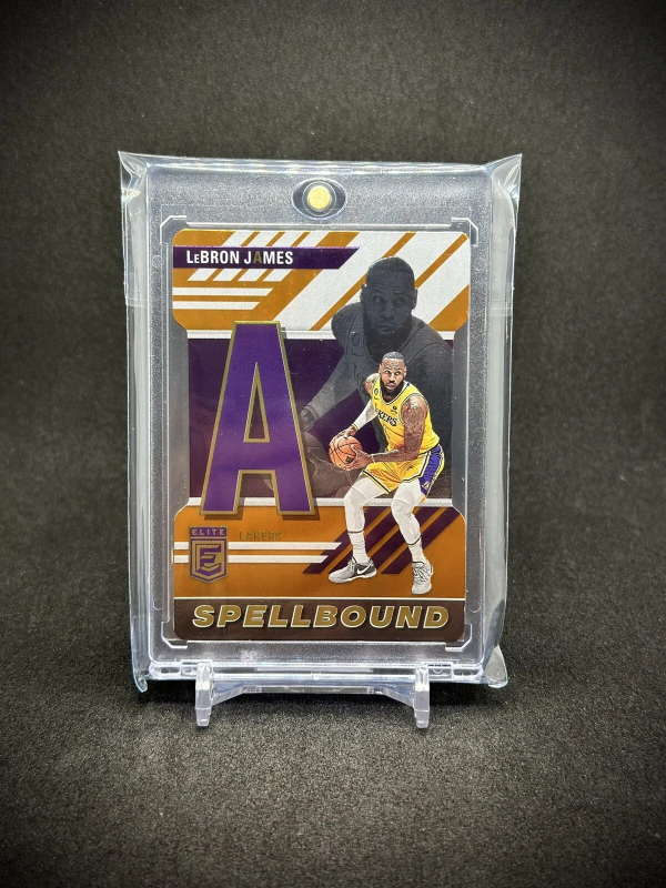 DONRUSS ELITE SPELLBOUND ORANGE DIE CUT SET SP LEBRON JAMES 2023-24 NBA