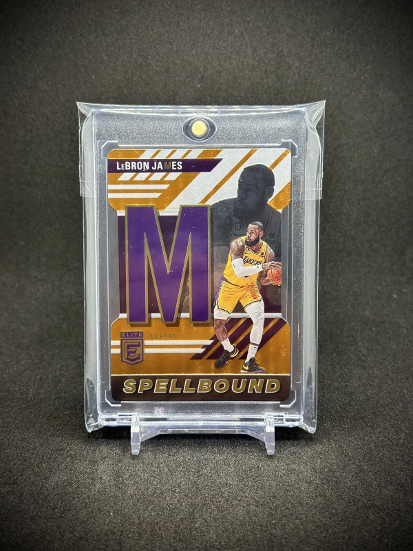 DONRUSS ELITE SPELLBOUND ORANGE DIE CUT SET SP LEBRON JAMES 2023-24 NBA