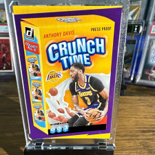 DONRUSS 2020-21 ANTHONY DAVIS CRUNCH TIME PRESS 1/1 #14 LAKERS