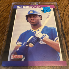 DONRUSS - RATED ROOKIE KEN GRIFFEY JR. 6 ERRORS READ 1989