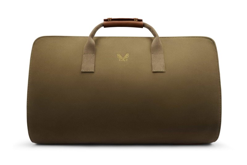 BENNETT WINCH S.C HOLDALL, OLIVE COTTON CANVAS