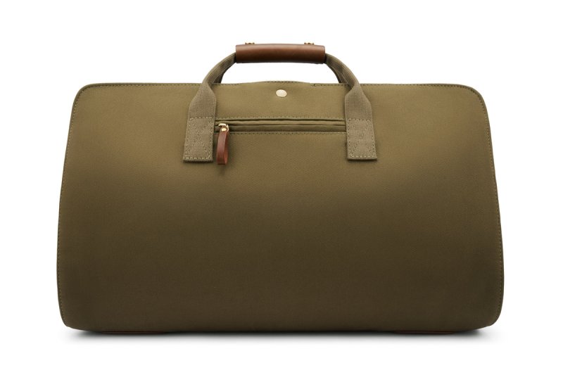 BENNETT WINCH S.C HOLDALL, OLIVE COTTON CANVAS
