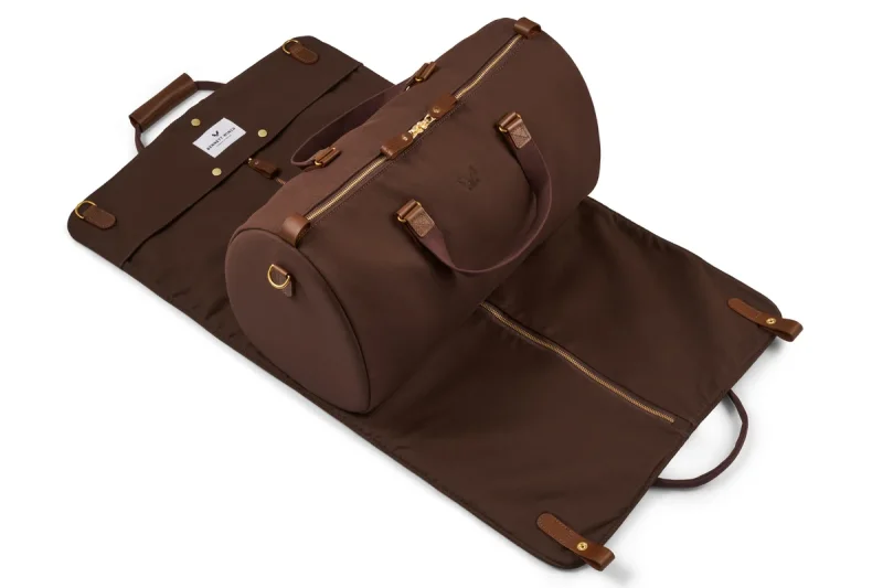 BENNETT WINCH S.C HOLDALL, CHOCOLATE