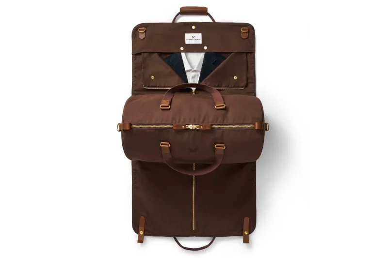 BENNETT WINCH S.C HOLDALL, CHOCOLATE