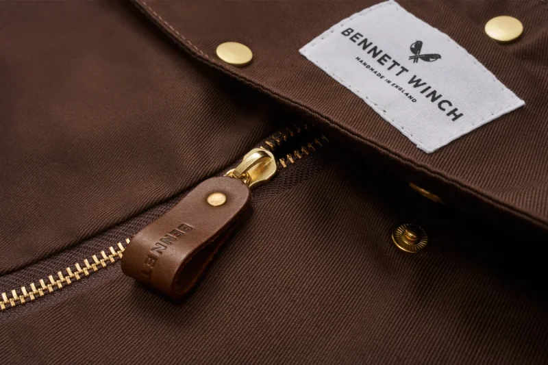 BENNETT WINCH S.C HOLDALL, CHOCOLATE