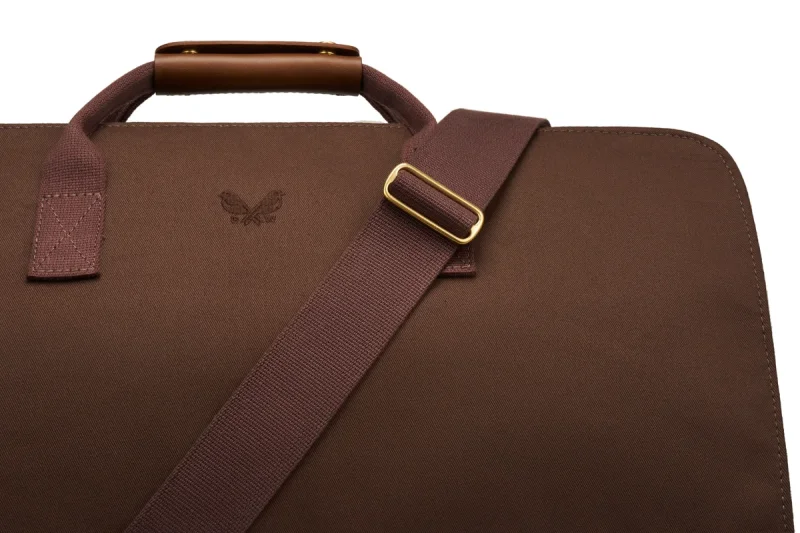 BENNETT WINCH S.C HOLDALL, CHOCOLATE