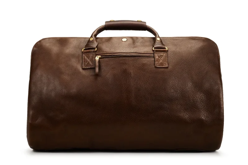 BENNETT WINCH LEATHER S.C HOLDALL, BROWN