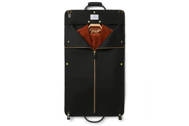BENNETT WINCH LEATHER S.C HOLDALL, BLACK