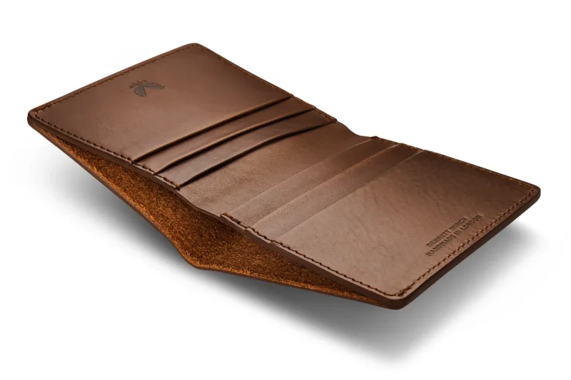 BENNETT WINCH CLERKENWELL WALLET, BROWN