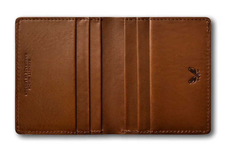 BENNETT WINCH CLERKENWELL WALLET, BROWN