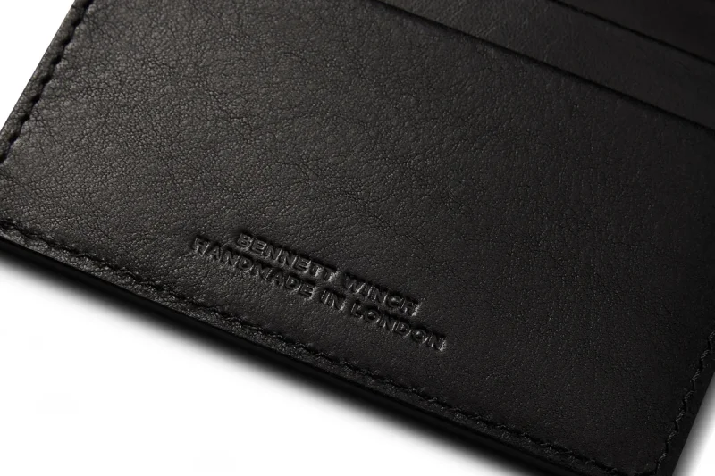 BENNETT WINCH CLERKENWELL WALLET, BLACK