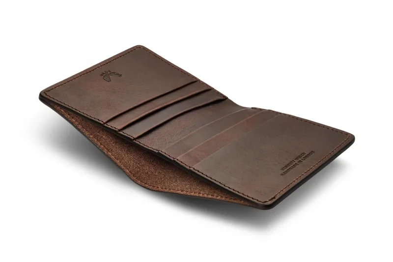 BENNETT WINCH CLERKENWELL WALLET, DARK BROWN