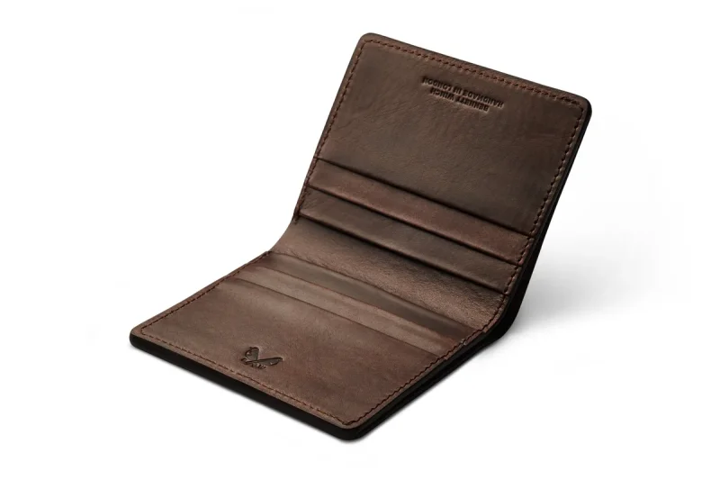 BENNETT WINCH CLERKENWELL WALLET, DARK BROWN