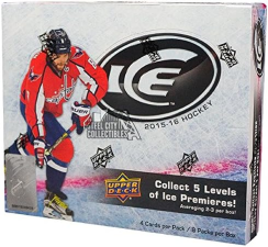 UPPER DECK ICE HOCKEY HOBBY BOX PREMIUM COLLECTIBLE TRADING CARDS 2015-16