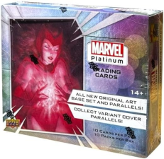 UPPER DECK MARVEL PLATINUM HOBBY BOX PREMIUM COLLECTIBLE TRADING CARDS 2023