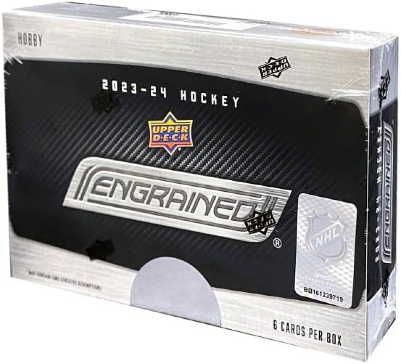 UPPER DECK ENGRAINED HOCKEY HOBBY BOX PREMIUM COLLECTIBLE TRADING CARDS