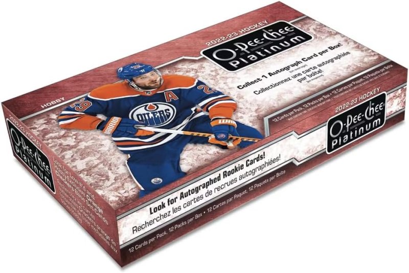 UPPER DECK O-PEE-CHEE PLATINUM HOCKEY HOBBY BOX PREMIUM TRADING CARDS 2022-23