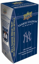 UPPER DECK MLB NEW YORK YANKEES YANKEE STADIUM LEGACY 100-CARD COLLECTIBLE SET