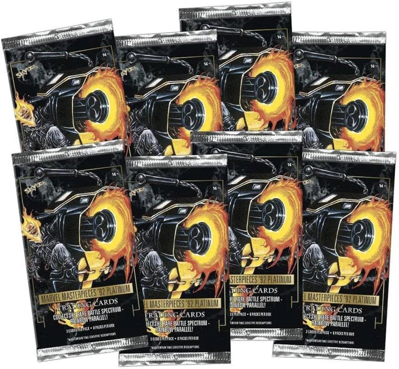 UPPER DECK 2024 MARVEL MASTERPIECES 92 PLATINUM BLASTER BOX - 24 COUNT COLLECTIBLE CARDS