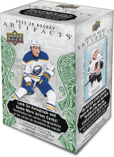 UPPER DECK 2025-26 ARTIFACTS HOCKEY BLASTER BOX COLLECTIBLE TRADING CARDS PACK