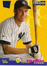 UPPER DECK DEREK JETER ROOKIE BASEBALL CARD 2 NEW YORK YANKEES FREE SHIPPING 1994