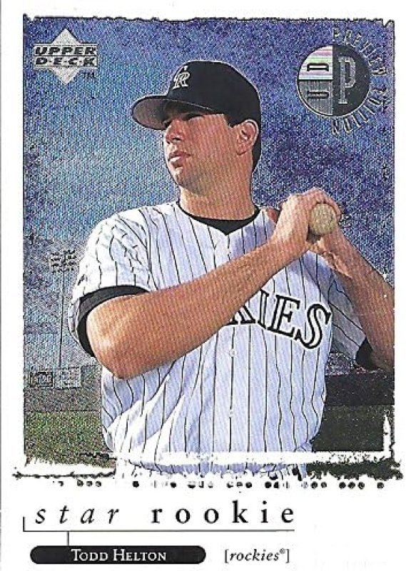 UPPER DECK TODD HELTON STAR ROOKIE 1998 UPPER DECK 4 10 COLORADO ROCKIES COLLECTIBLE BASEBALL CARD