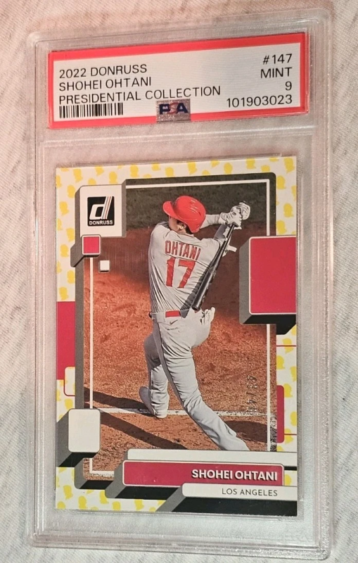 DONRUSS PRESIDENTIAL COLLECTION - SHOHEI OHTANI - **SSP /46** PSA 9 MINT 2022
