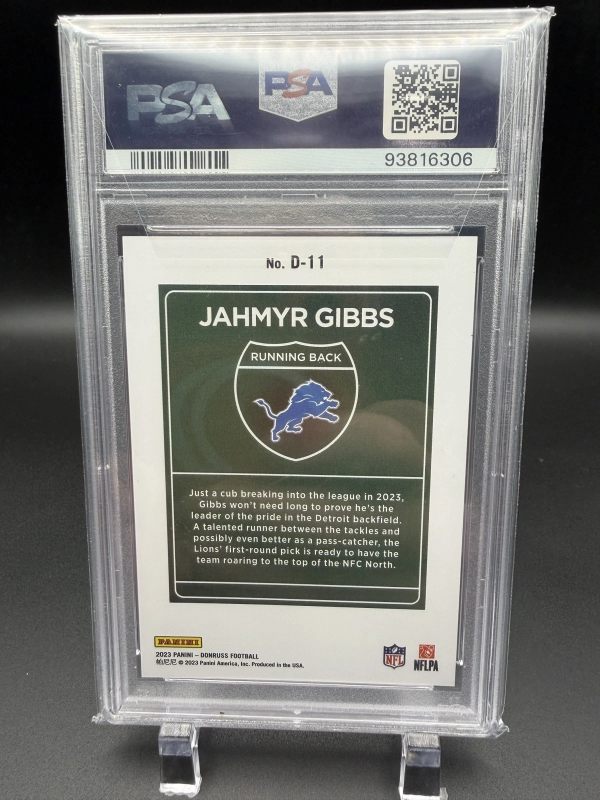 DONRUSS - DOWNTOWN! JAHMYR GIBBS #D-11 (RC) 2023