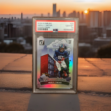 DONRUSS ABDUL CARTER DOWNTOWN! #20 PSA 10 RC ROOKIE GIANTS 2025
