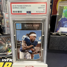 DONRUSS DERRICK HENRY RATED ROOKIE #365 PSA 10 TITANS 157227095 2016