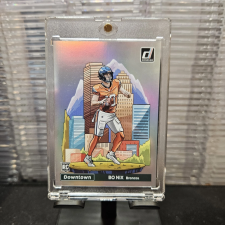 DONRUSS DOWNTOWN #19 SSP CASE HIT DENVER BRONCOS BO NIX ROOKIE DOWNTOWN 2024