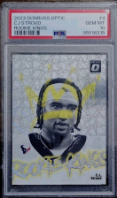 DONRUSS OPTIC C.J. STROUD ROOKIE KINGS #4 (RC) PSA 10 GEM MINT 2023