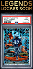DONRUSS OPTIC DOWNTOWN #DT14 BARRY SANDERS DOWNTOWN PSA 8 2021